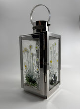 Load image into Gallery viewer, Small Silver White Daisy Lantern
