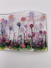 Load image into Gallery viewer, Handcrafted Pink and Purple Flower wave
