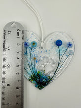 Load image into Gallery viewer, Blue Paw print heart
