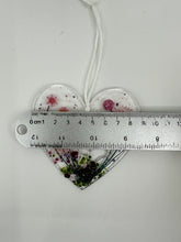 Load image into Gallery viewer, Pink and purple paw print heart
